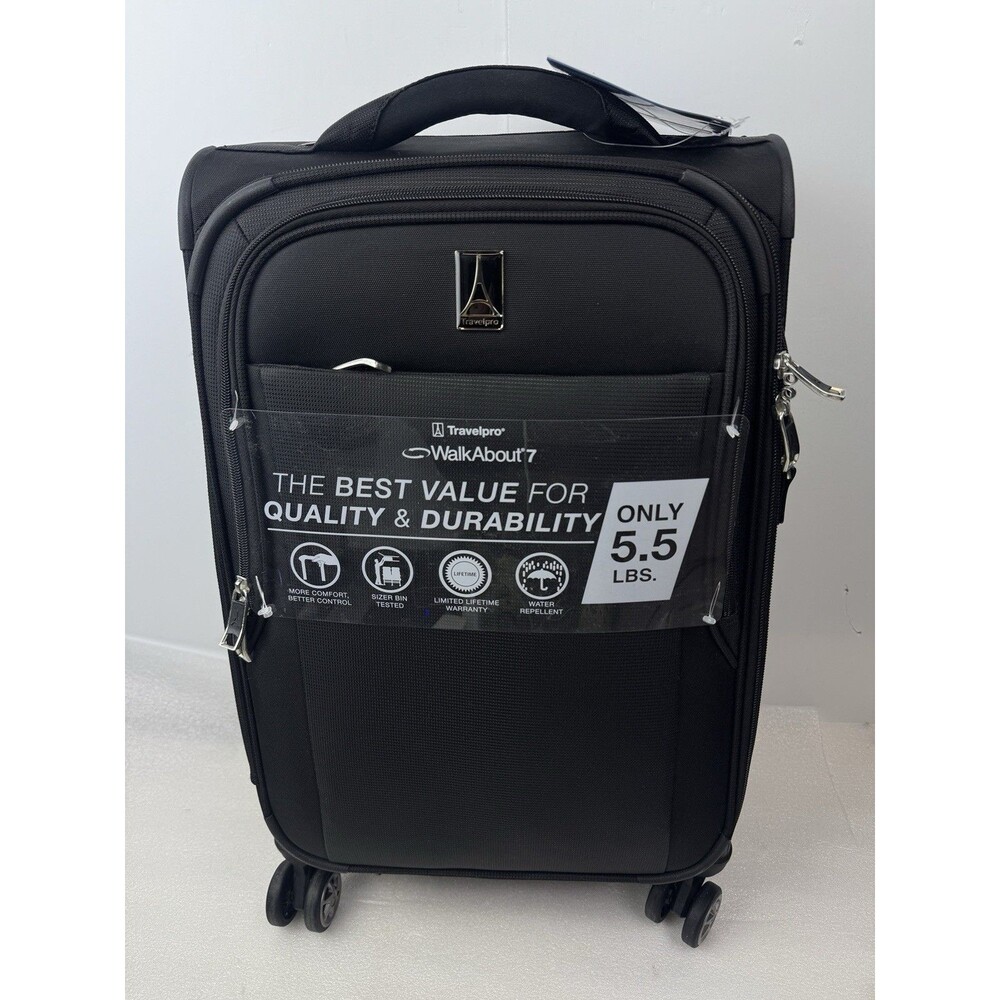 Travelpro WalkAbout 7 Carry-on Spinner Suitcase Luggage - Picture 3 of 8
